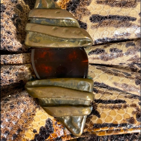 Sharif Genuine Vintage Genuine Python Snakeskin Clutch and Crossbody Handbag - Picture 7 of 17